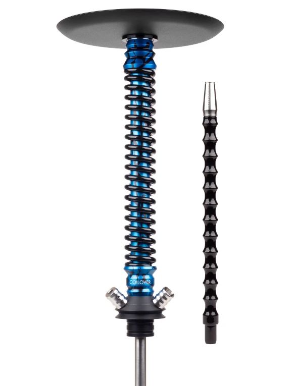 Шахта для кальяна Coilover Big ANOD Blue Space/Черный глянец