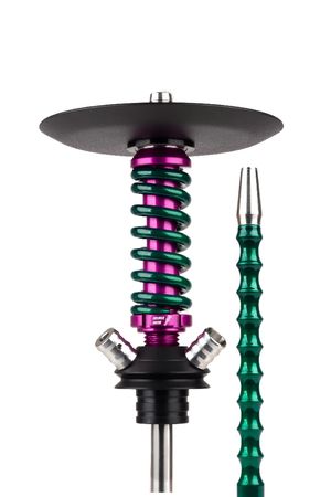 Шахта для кальяна Coilover Micro ANOD Purple/Зеленый лак