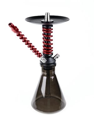 Шахта для кальяна Coilover Micro ANOD Black/Красный лак
