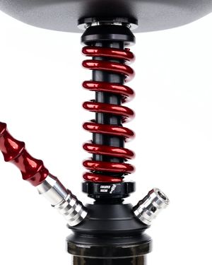 Шахта для кальяна Coilover Micro ANOD Black/Красный лак