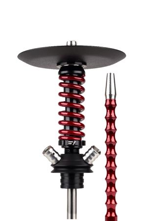 Шахта для кальяна Coilover Micro ANOD Black/Красный лак