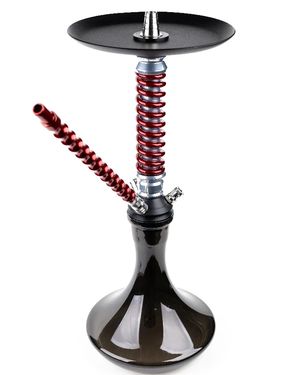 Шахта для кальяна Coilover Mini BASE Хром/Красный лак