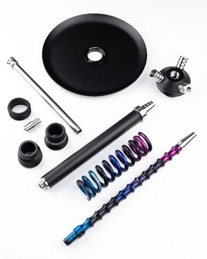 Шахта для кальяна Coilover Mini ANOD Черный мат/Dark Space