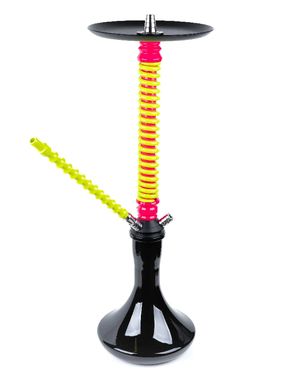 Шахта для кальяна Coilover Big BASE Розовый флюр/Желтый Флюр