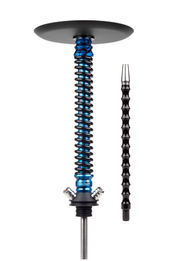 Шахта для кальяна Coilover Big ANOD Blue Space/Черный глянец
