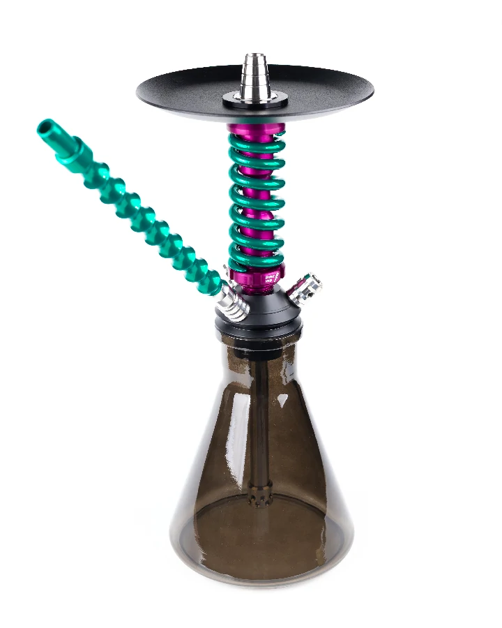 Шахта для кальяна Coilover Micro ANOD Purple/Зеленый лак