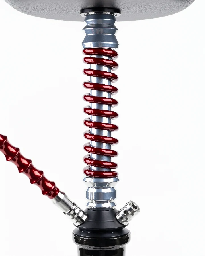 Шахта для кальяна Coilover Mini BASE Хром/Красный лак